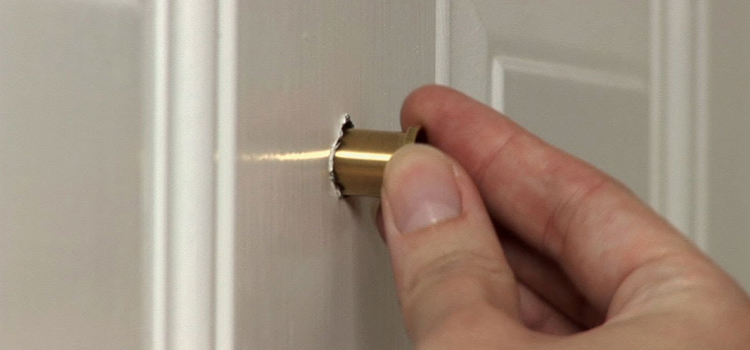 peephole door repair in Lauderhill