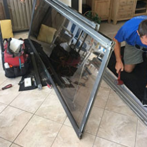 sliding glass door frame repair Lauderhill